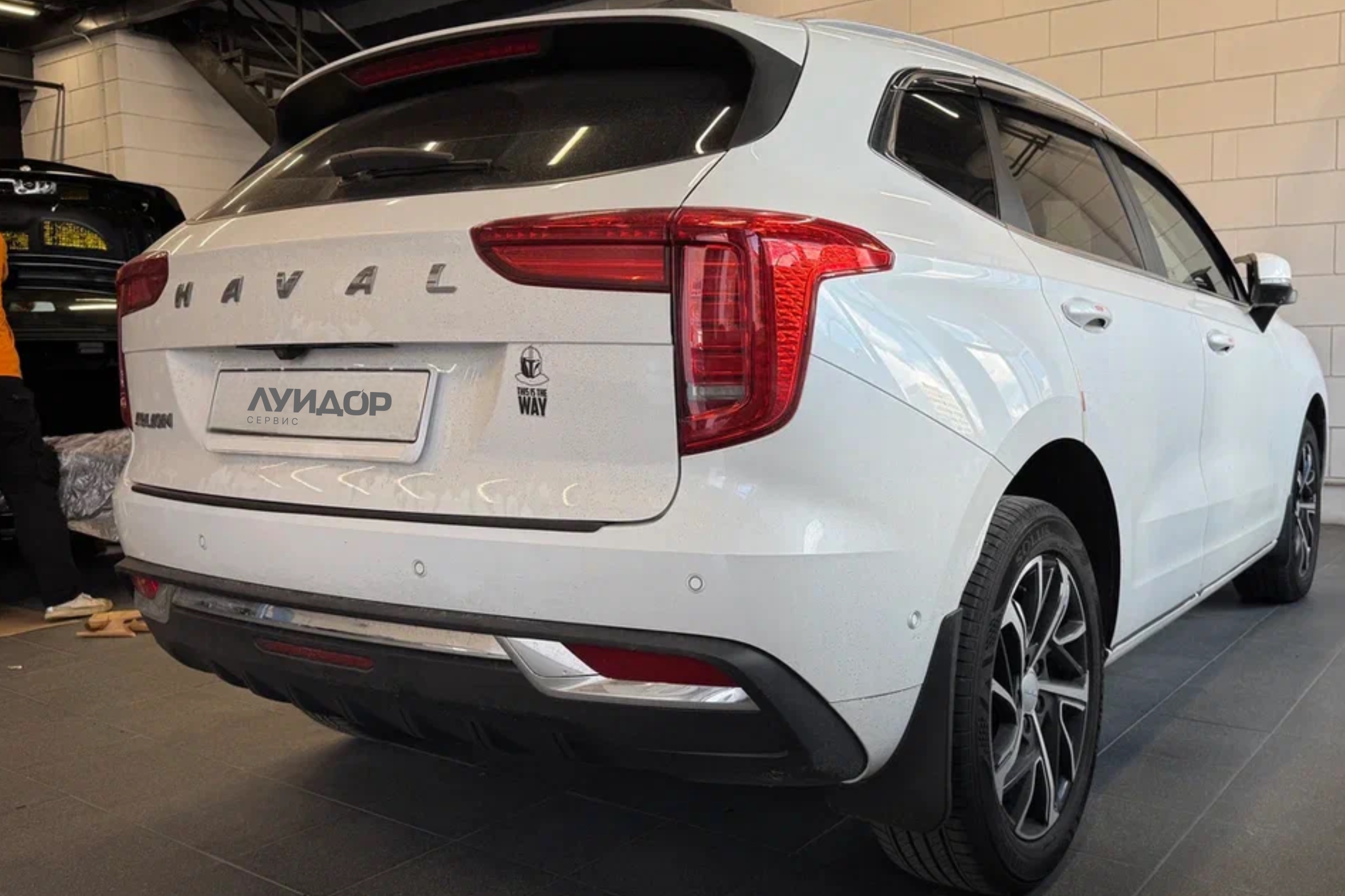 Установка электропривода багажника на Haval Jolion - фото и описание выполненых работ