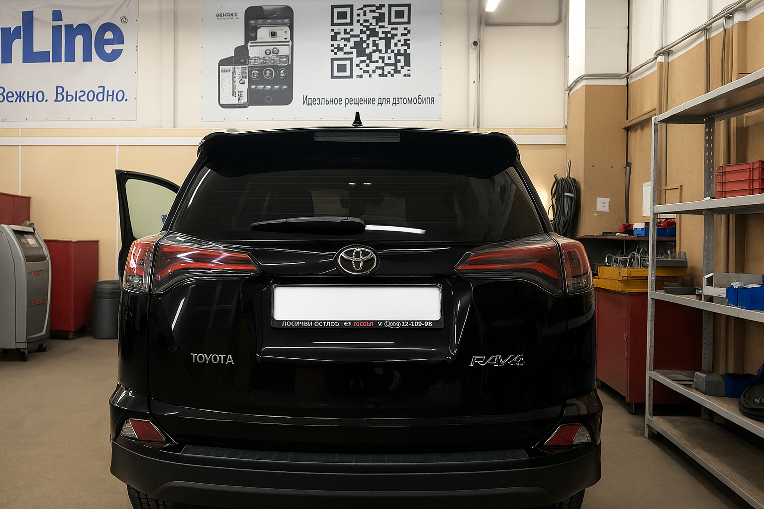 Установка автосигнализации с бесключевым автозапуском Pandect 1900 BT на Toyota RAV 4 - фото и описание выполненых работ