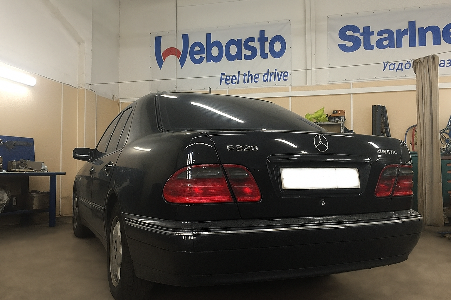 Установка Webasto Comfort+ и GSM Altox Wbus 5 на Mercedes-Benz W210 - фото и описание выполненых работ