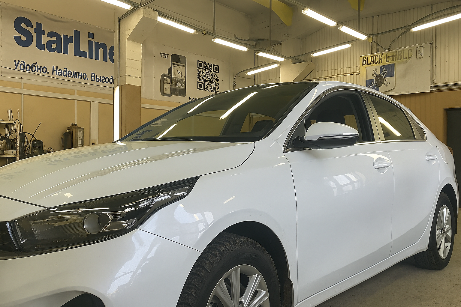 Установка Pandect Х-1800BT с автозапуском на KIA Ceed - фото и описание выполненых работ