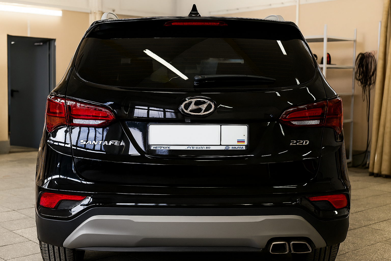Установка Pandora 4910 с автозапуском и Webasto на Hyundai Santa Fe IV - фото и описание выполненых работ