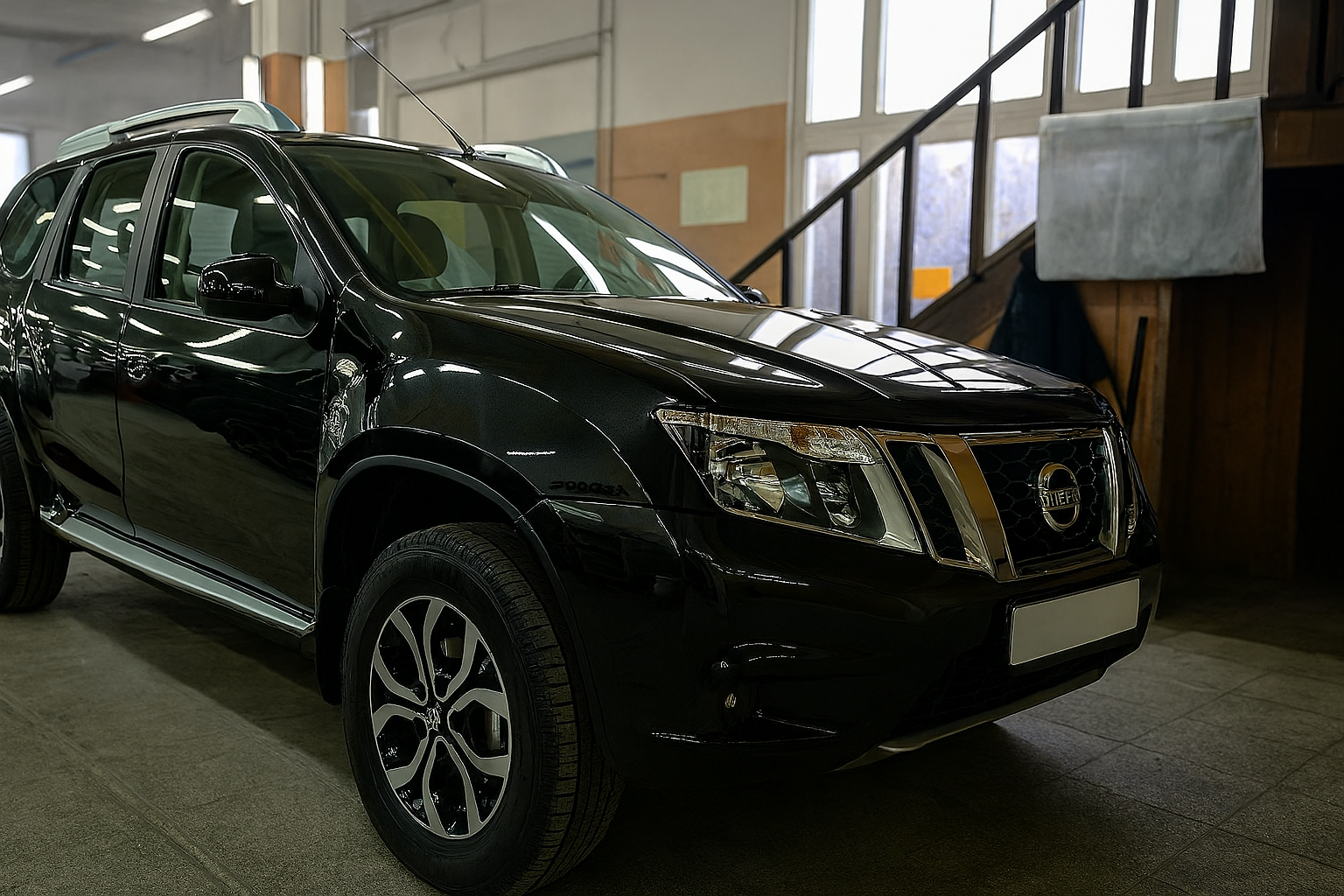 Установка Pandect 1800Bt с автозапуском на Nissan Terrano - фото и описание выполненых работ