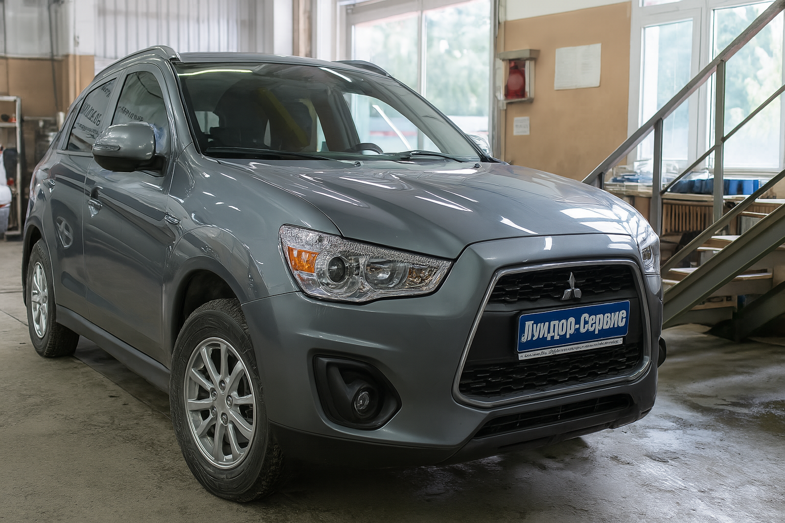Установка механического замка Fortus на коробку Mitsubishi ASX - фото и описание выполненых работ