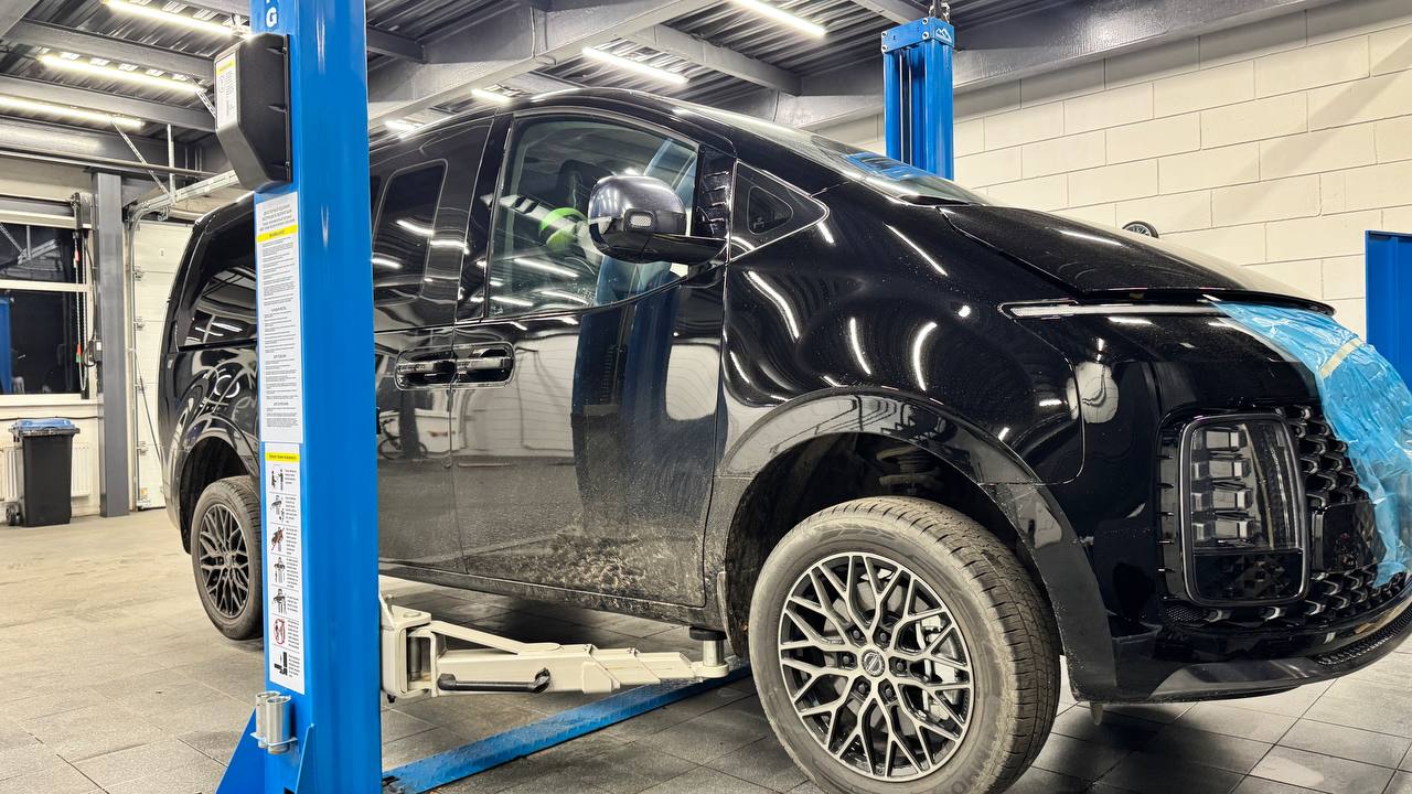 Установка сигнализации Призрак 8GL Smart Pro на Hyundai Staria