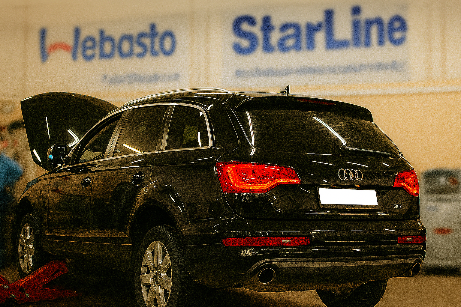 Установка Webasto TT Comfort на Audi Q7 - фото и описание выполненых работ