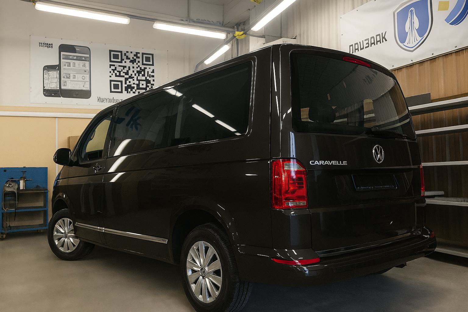 Установка Pandora DXL 4910 на Volkswagen Caravelle T6 2017 г - фото и описание выполненых работ