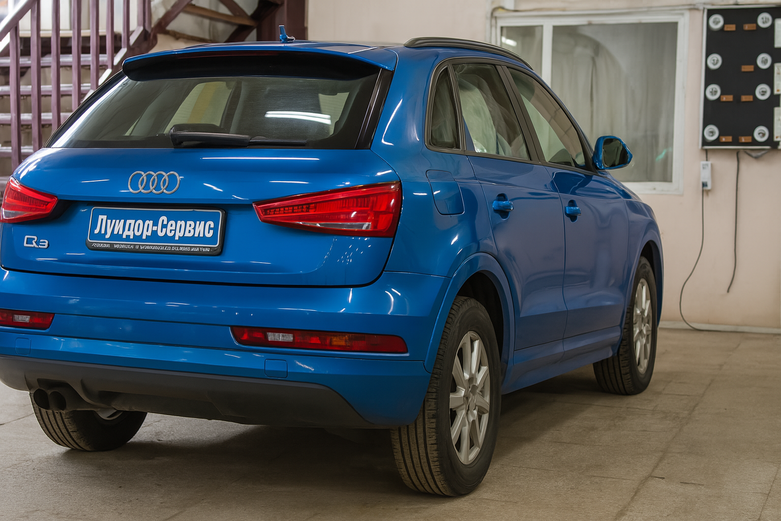 Техноблок 12К на Audi Q3 - фото и описание выполненых работ