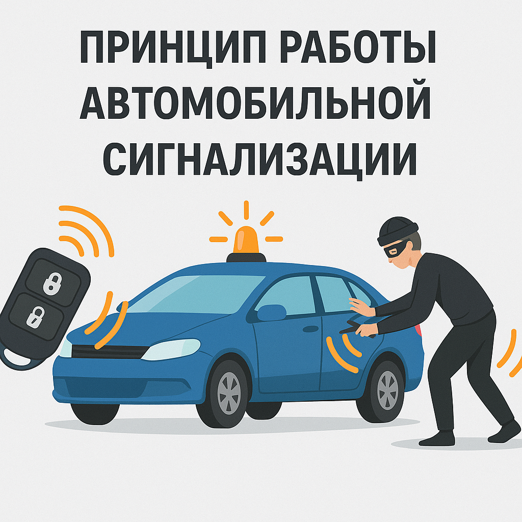  Принцип работы автомобильной сигнализации