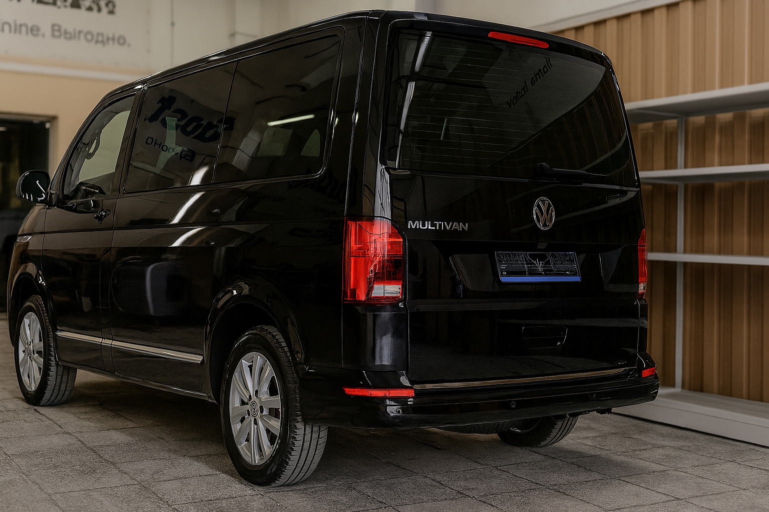 Установка Призрак 8GL на VW Multivan T6 - фото и описание выполненых работ