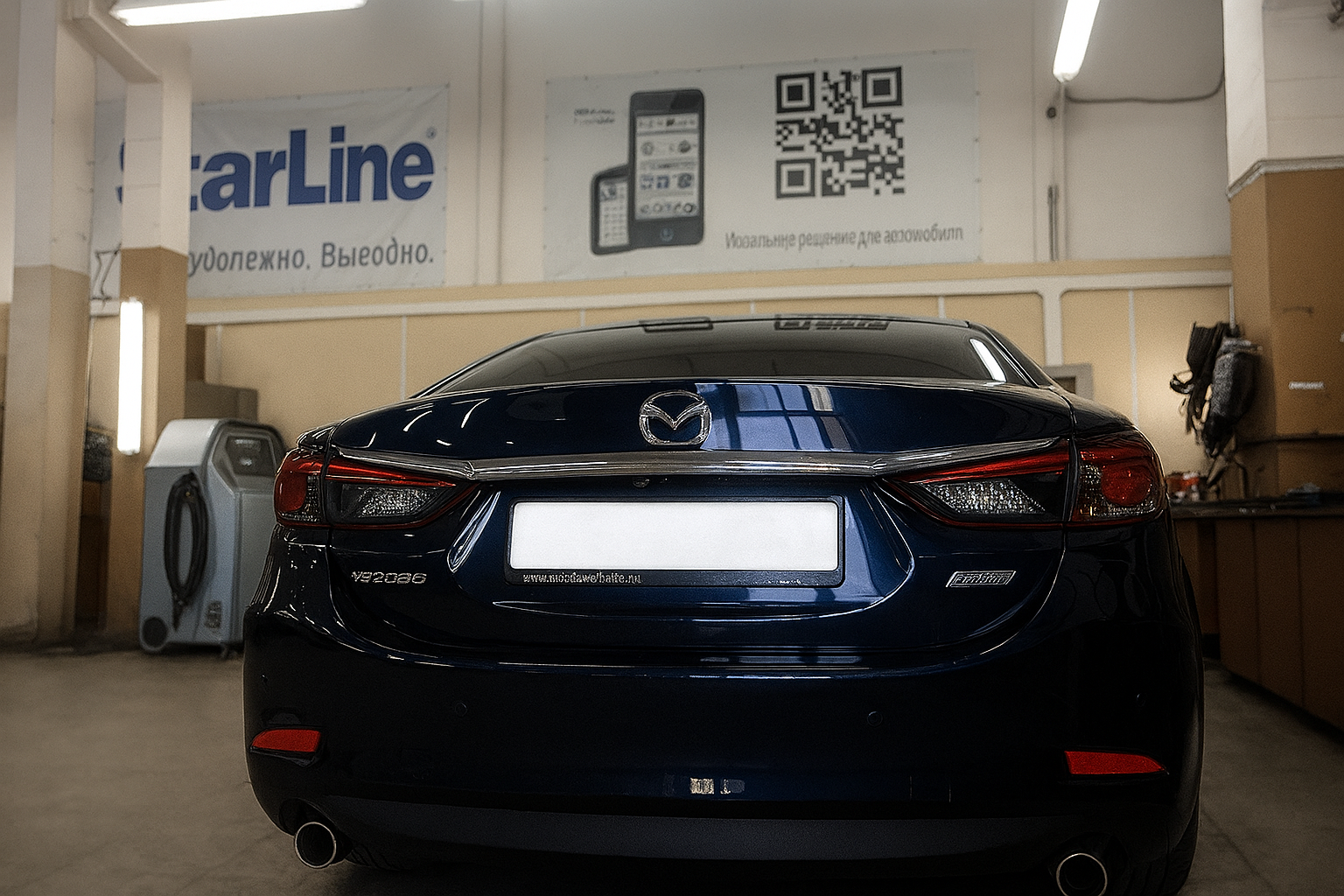 Установка Pandora 4910 на Mazda 6, 2018 г.в - фото и описание выполненых работ