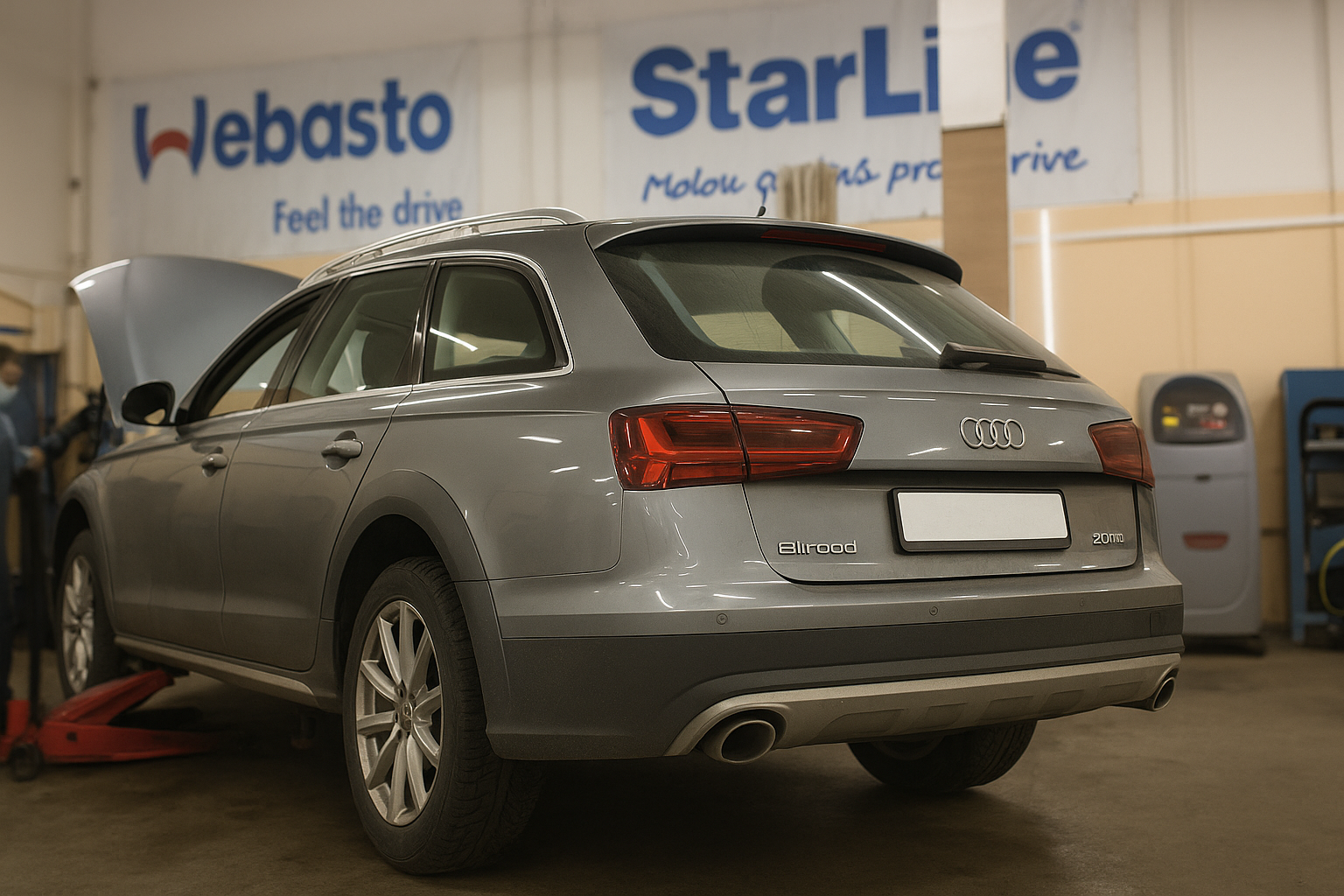 Установка Webasto TT Comfort на Audi A6 Allroad - фото и описание выполненых работ