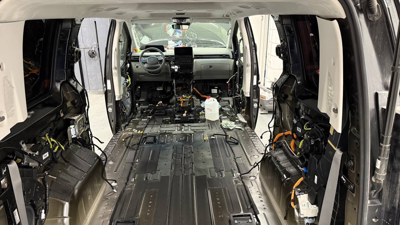 Комплексная шумоизоляция Hyundai Staria