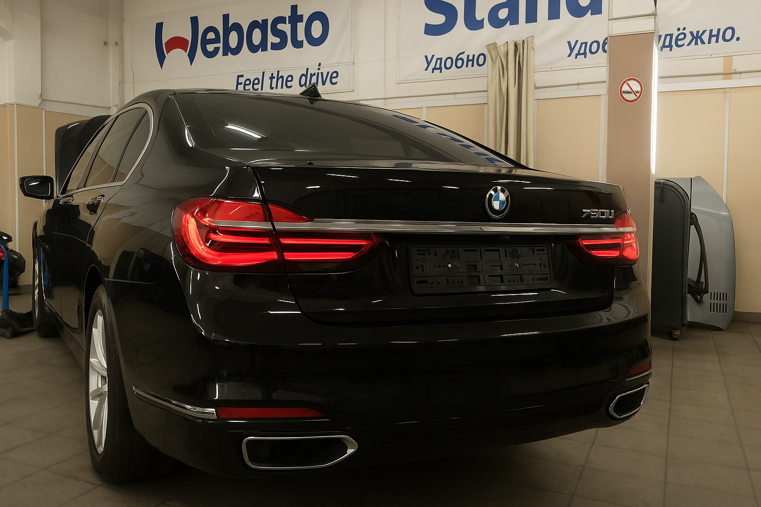 Установка Webasto TT Comfort+ в качестве управления FanControl GSM на BMW 7 - фото и описание выполненых работ