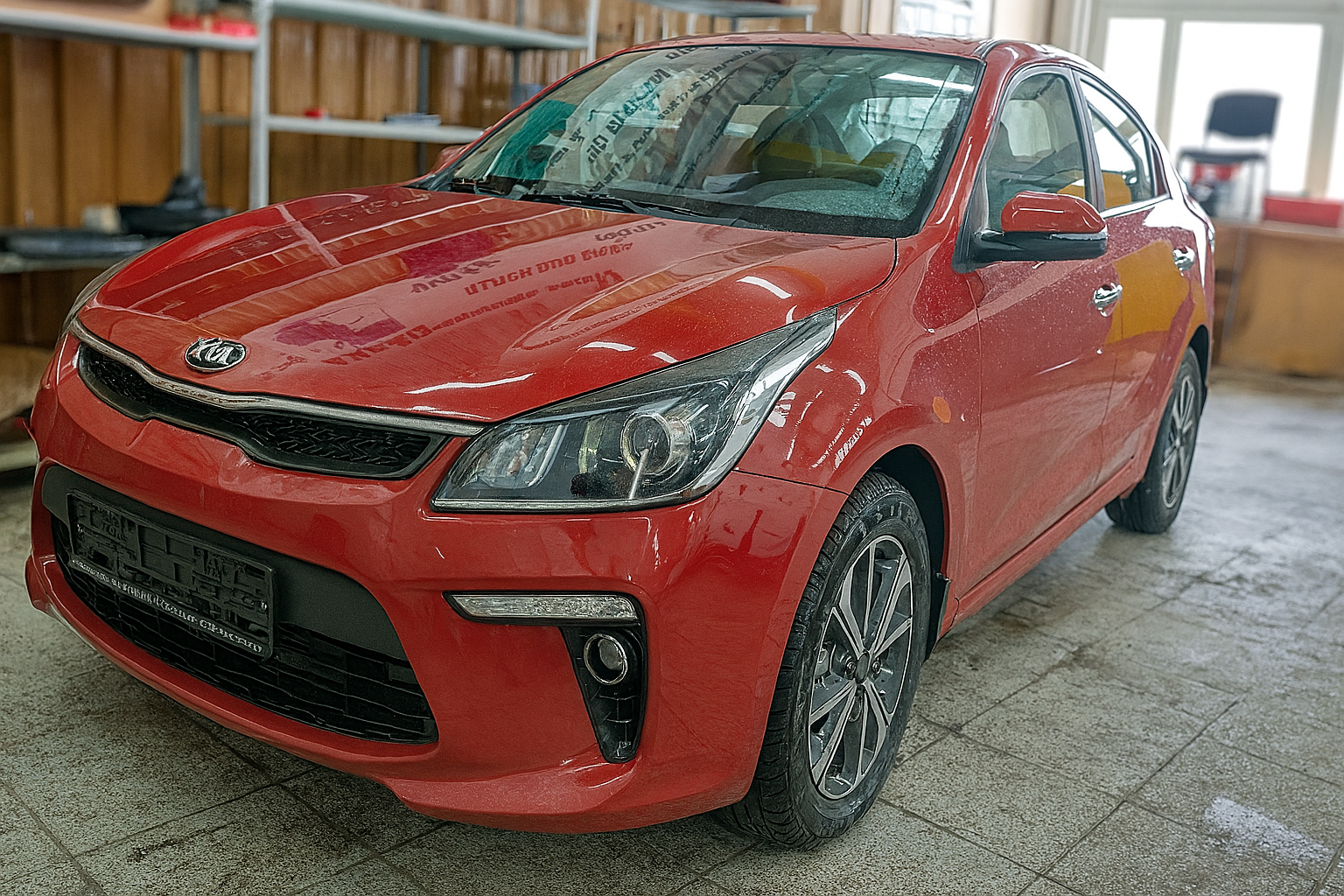 Установка автосигнализации с автозапуском на Kia Rio - фото и описание выполненых работ