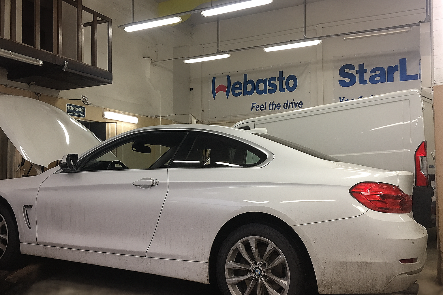 Установка Webasto Comfort+ и Fan Control GSM для управления BMW 6er - фото и описание выполненых работ