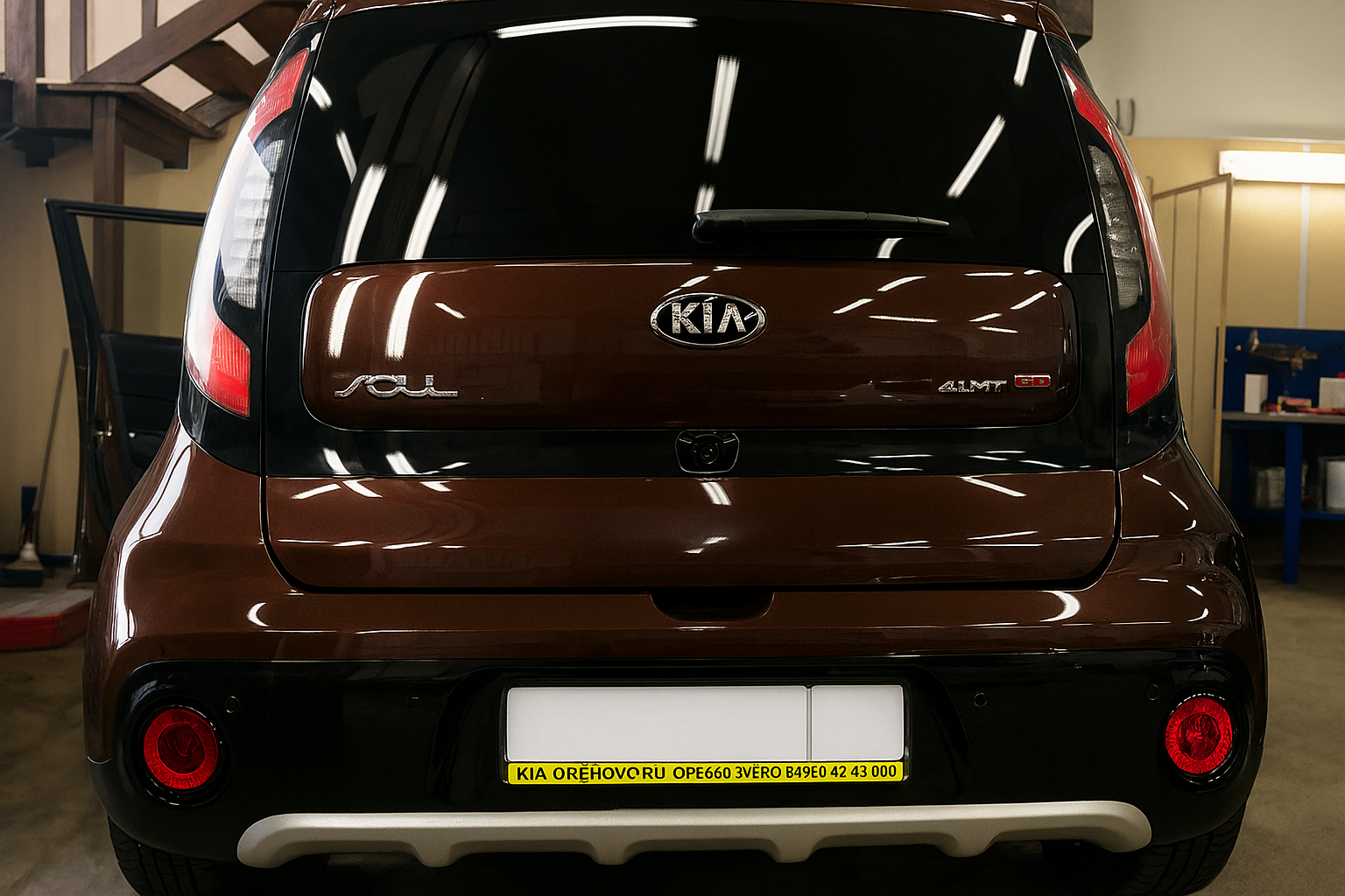 Установка автосигнализации Pandora DX 91 с автозапуском на Kia Soul - фото и описание выполненых работ