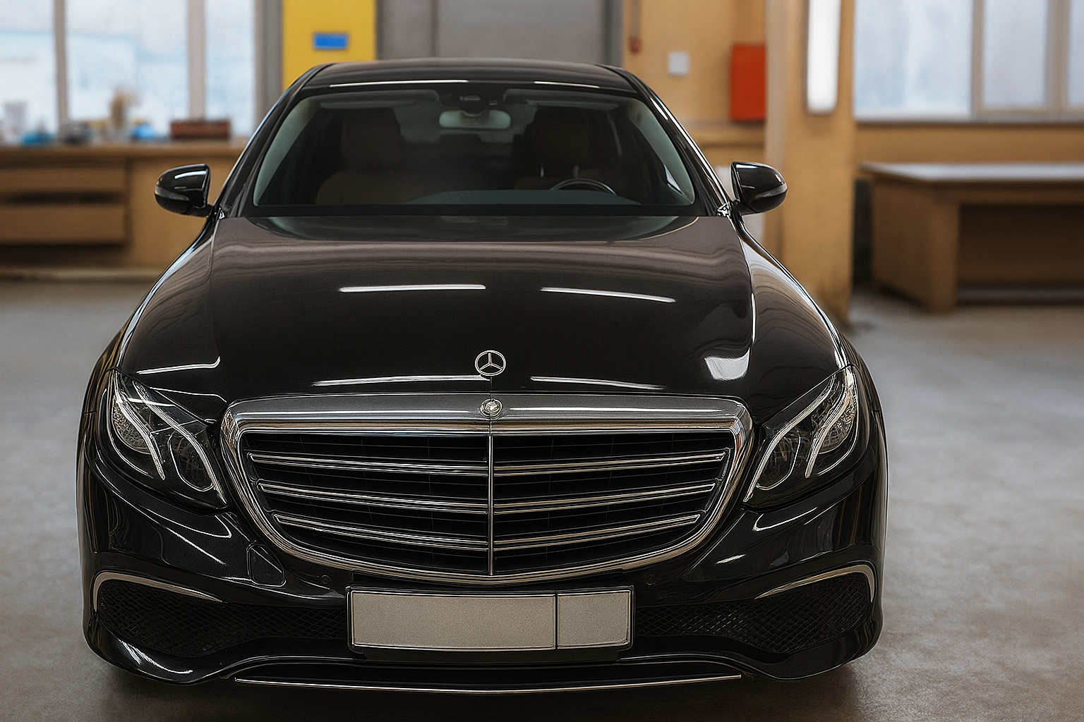 Установка маяка Starline M17 с возможностью блокировки двигателя на Mercedes W213 - фото и описание выполненых работ