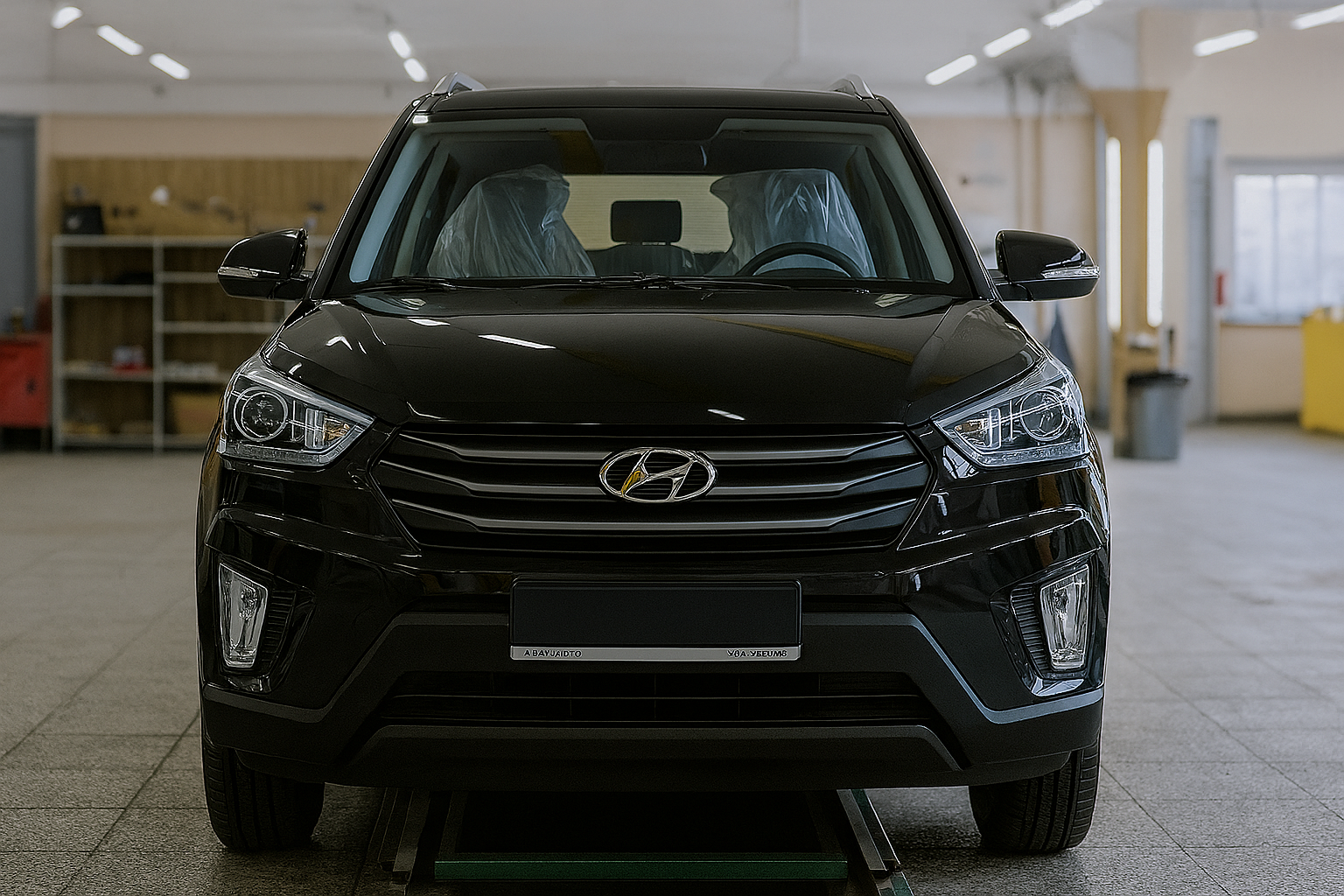 Установка на Hyundai Creta Pandora 9X с запуском + головное устройство - фото и описание выполненых работ