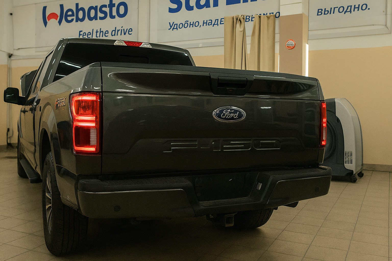 Установка Eberspächer на Ford F150 - фото и описание выполненых работ