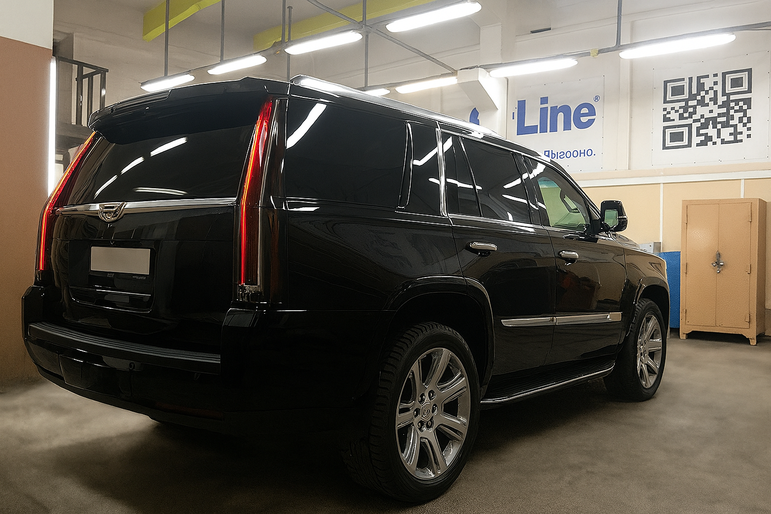 Установка охранного комплекса на Cadillac Escalade - фото и описание выполненых работ