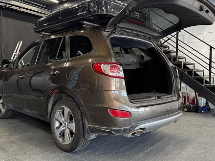 Установка автономного отопителя и инвертора 220V на Hyundai Santa Fe