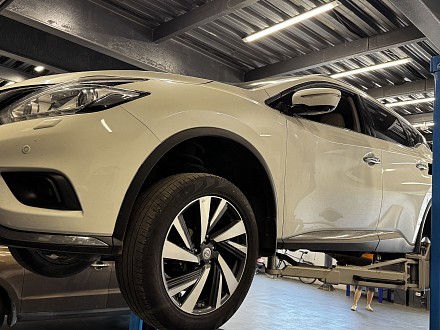 Nissan Murano z52 Фаркоп NS 33 AVTOS + установка с электрикой