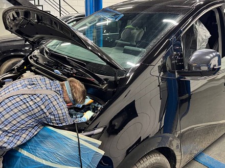 Установка сигнализации Призрак 8GL Smart Pro на Hyundai Staria