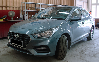Установка автосигнализации с запуском Starline A93 2CAN-2LIN на Hyundai