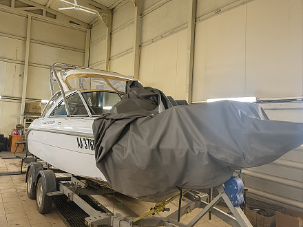 Установка автономного отопителя Webasto на катер Enigma 590 HT