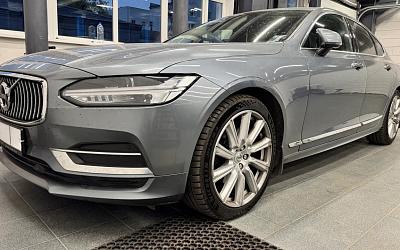 Установка Pandora VX-4G GPS на Volvo S90 с автозапуском