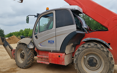 Установка кондиционера MobileComfort MC2012T на телескопический погрузчик Manitou MTX 1840